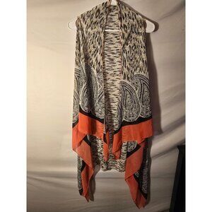 Womens Plus Size Lightweight Long‎ Duster Cardigan Kimono 3X Great Print